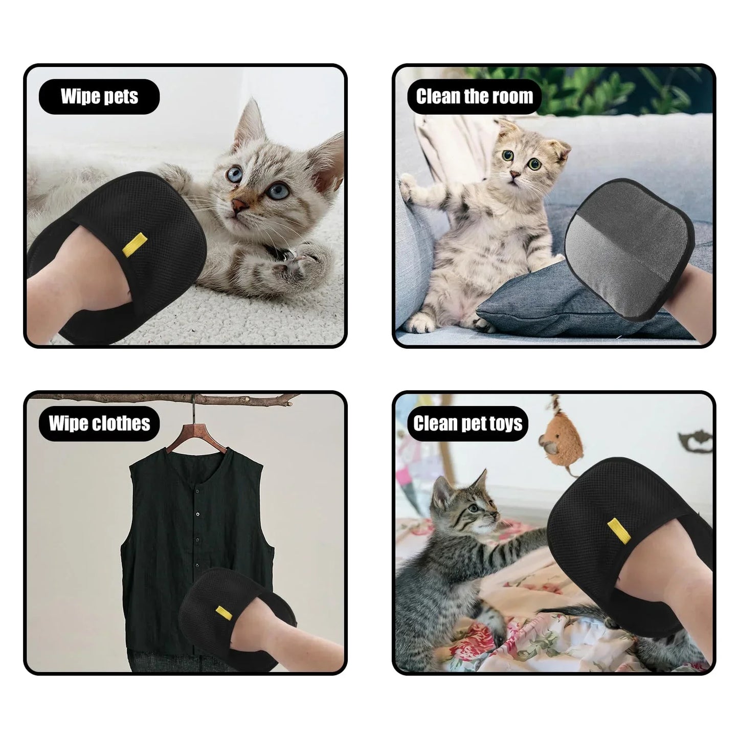 Static Pet Hair Removal Gloves